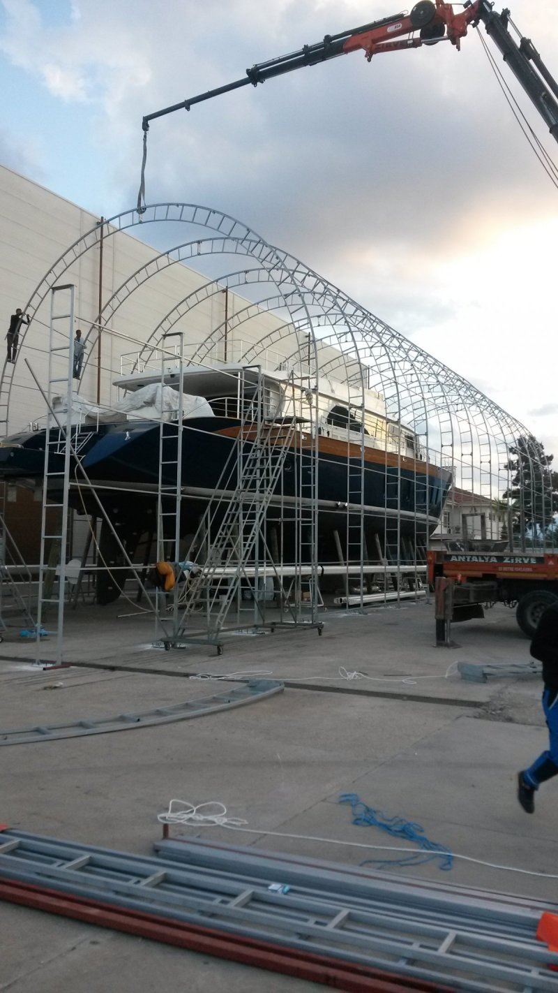 Hangar à bateaux fabricant | Hangar à bateaux export Turquie